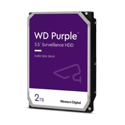 Disco Duro Interno WD Purple 2TB 3.5 Pulgadas 5400rpm 64MB Sata