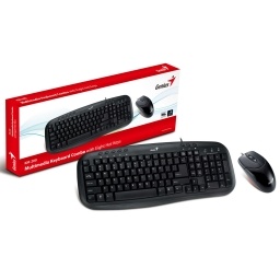 Combo Teclado y Mouse Genius KM-200 Multimedia USB Espa�ol