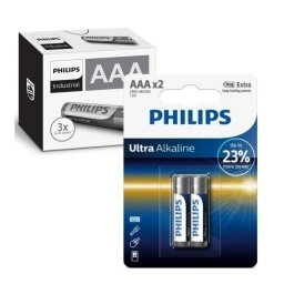 Pilas Philips AAA Ultra Alcalinas Pack 24 Unidades