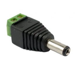 Conector DC Macho 12V 2.1mm para CCTV