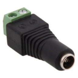 Conector DC Hembra 12V 2.1mm para CCTV