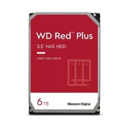 Disco Duro WD Red Plus 6TB 3.5 pulgadas 5400rpm 256MB SATA NAS
