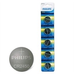 Pila de Litio Philips CR2450 x5 Blister
