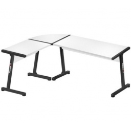 Escritorio Gamer Huzaro Esquinero White L-Shape