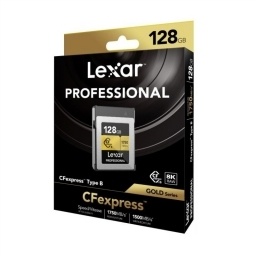 Tarjeta CFexpress 128GB Lexar Pro Tipo B Gold Series