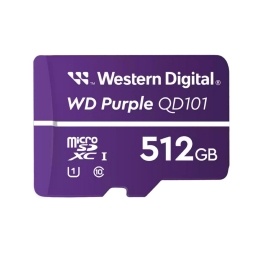 Memoria MicroSD 512GB WD Purple Clase 10
