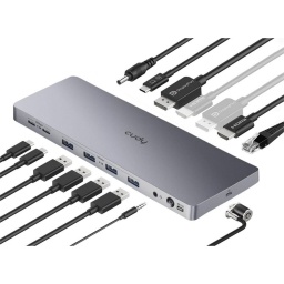 Docking Station Cudy Hub 13 en 1 USB C Multifunci�n