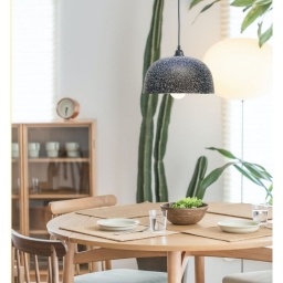 Luminaria colgante Terrazzo negra dise�o contempor�neo