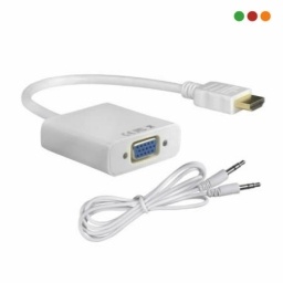 Adaptador HDMI Macho a VGA Hembra con Audio