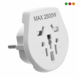 Adaptador de Corriente Universal a Schuko VI 10A 250V