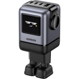 Cargador Ugreen Mini Robot Uno 100W GaN 4 Puertos