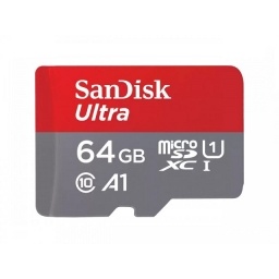 Tarjeta de Memoria MicroSD SanDisk Ultra 64GB Clase 10