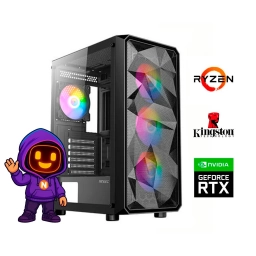 PC Gamer Trixel Ryzen 5 4500 � RTX 3050 � 16GB � SSD 1TB - Tu primer paso al gaming de verdad