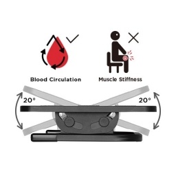 Soporte ergon�mico ajustable para pies 