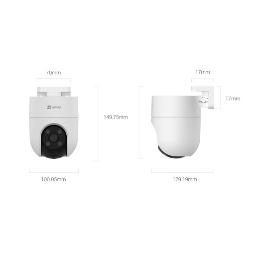 CAMARA EZVIZ WIFI CS H8C 4MP 2K MOV NNET