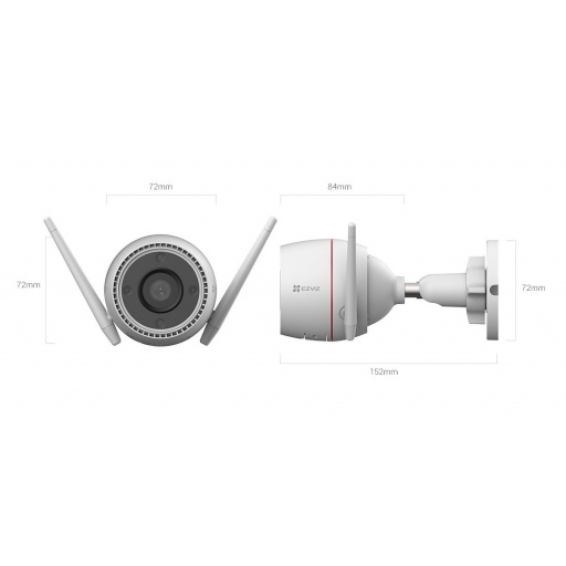 Camara Wifi Ezviz CS-H3C 2K+ 4MP con luz NNET