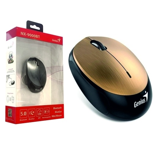 Mouse bluetooth Genius NX 9000 dorado 1200dpi