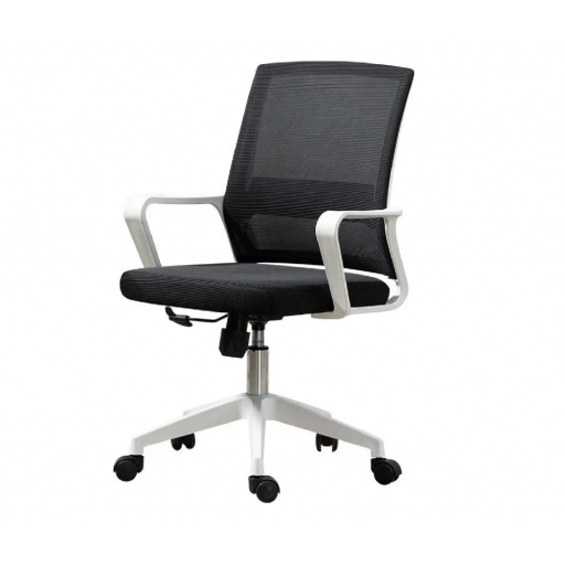 Silla de Oficina Ryan Negro y Blanco Ergon�mica