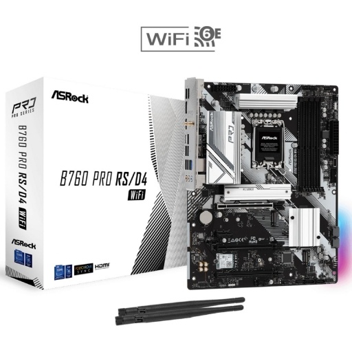 Motherboard AsRock B760 Pro RS DDR4 WiFi Socket 1700 ATX