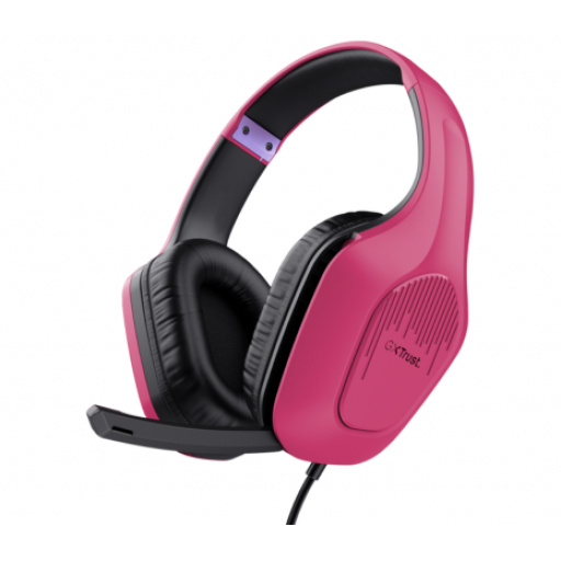 Auriculares Gamer Trust GXT415P Zirox Pink con Micr�fono