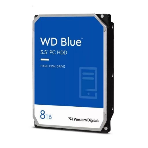 Disco Duro Interno WD Blue 8TB 3.5 Pulgadas 5640rpm 256MB Sata