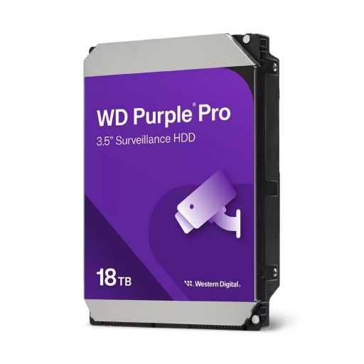 Disco Duro WD Purple Pro 18TB 3.5 Pulgadas 7200rpm 512MB SATA