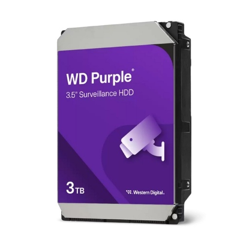 Disco Duro Interno WD Purple 3TB 3.5 Pulgadas 5400rpm 256MB Sata