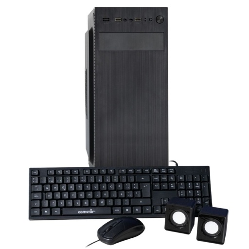 Gabinete Gamer Comstar Hexi5 Negro con Fuente 550W