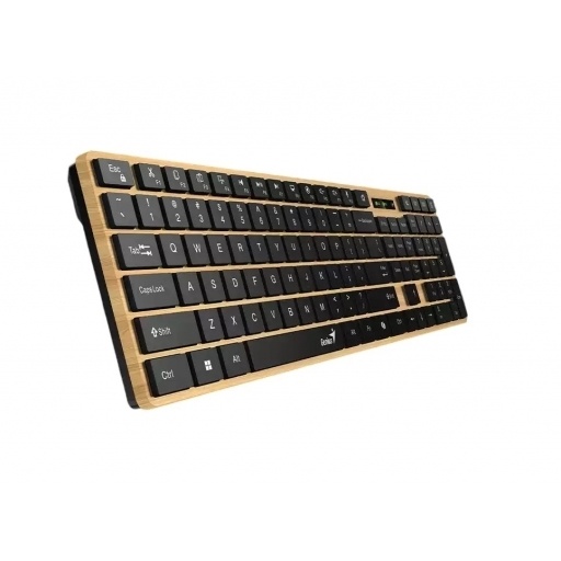 Teclado Genius SlimStar 7250BT Madera Bluetooth Espa�ol