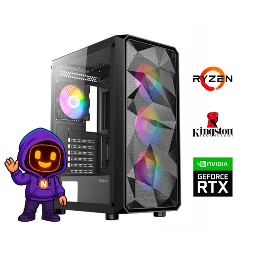 PC Gamer Trixel Ryzen 5 7600X � RTX 5060 � 16GB � SSD 1TB - Potencia real al mejor precio