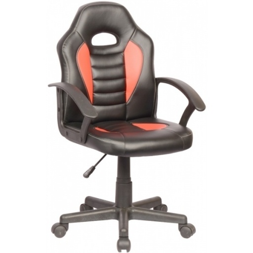Silla Gamer para Ni�os | Ergon�mica, Reposabrazos, Negra y Roja