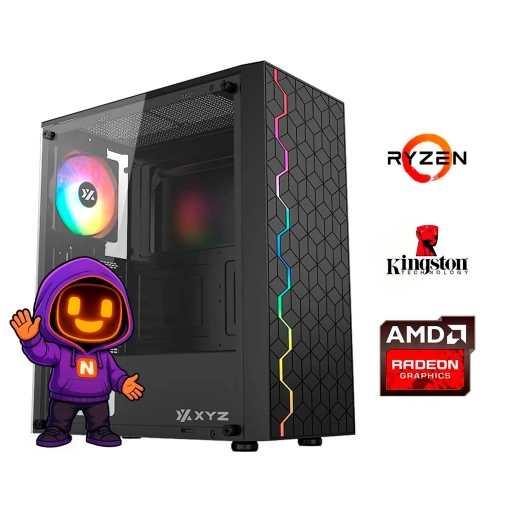 PC Gamer Trixel Ryzen 3 3200G · Gráficos integrados · 16GB · SSD 480GB - Tu primera PC para jugar y estudiar