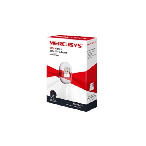 Adaptador Inalámbrico Mini USB MERCUSYS MW150US | WiFi, 150 Mbps