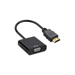 Adaptador HDMI macho a VGA hembra con Cable de Audio 