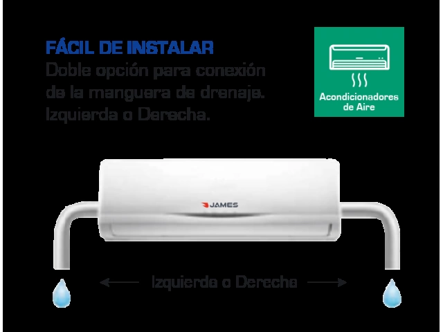 Aire Acondicionado James 12.000 BTU NNET