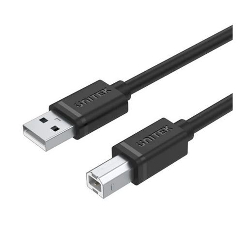 Cable USB a USB B 2m Unitek YC4001GBK 