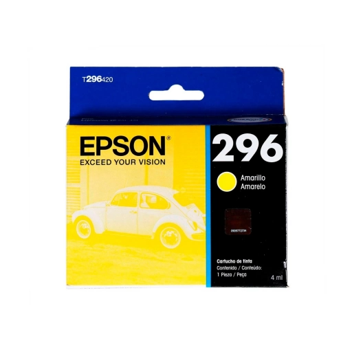 Cartucho de Tinta Epson T2964 Amarillo Rendimiento 250 Pginas