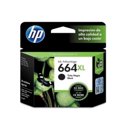 Cartucho de Tinta HP 664XL Negro Rinde 480 Copias