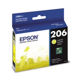 Cartucho Epson 206 Amarillo Xp 2101 150 Copias