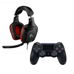 Combo Gamer Joystick PS4 Original + Auriculares Logitech G332