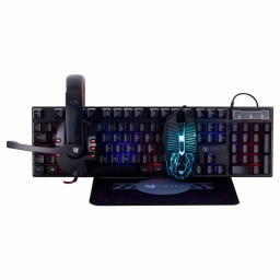 Combo Gamer X-Lizzard Mouse + Teclado + Auricular + Mousepad