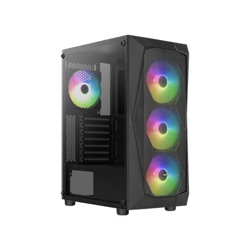 Gabinete AeroCool Falcon ARGB Negro