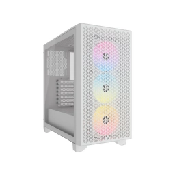 Gabinete Gamer Corsair 3000D RGB AirFlow Blanco