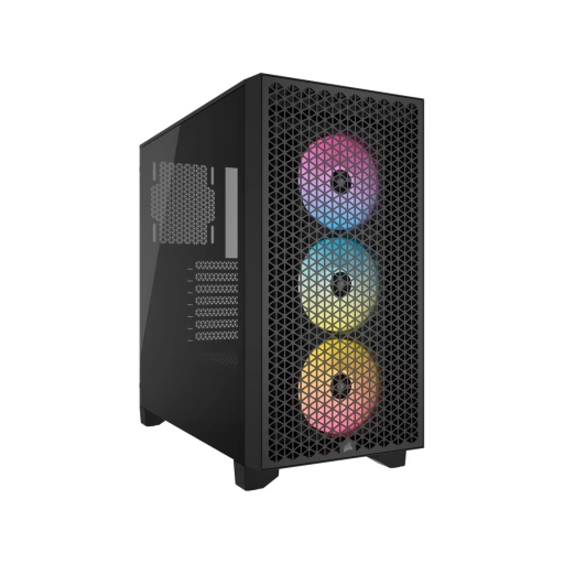 Gabinete Gamer Corsair 3000D RGB AirFlow Negro