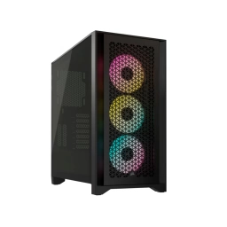 Gabinete Gamer Corsair iCUE 4000D RGB Negro