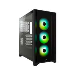 Gabinete Gamer Corsair iCUE 4000X RGB Negro