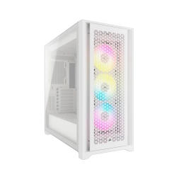 Gabinete Gamer Corsair iCUE 5000D RGB AirFlow Blanco