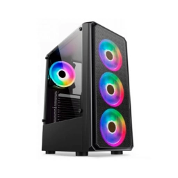 Gabinete Gamer NSX Airflow 902M + Fuente 650W Negro