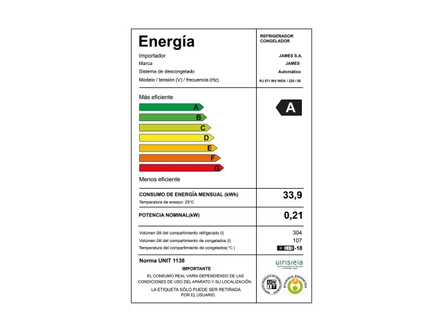 Eficiencia energética A