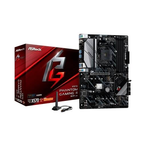 Motherboard AsRock X570 Phantom Gaming 4 Socket AM4